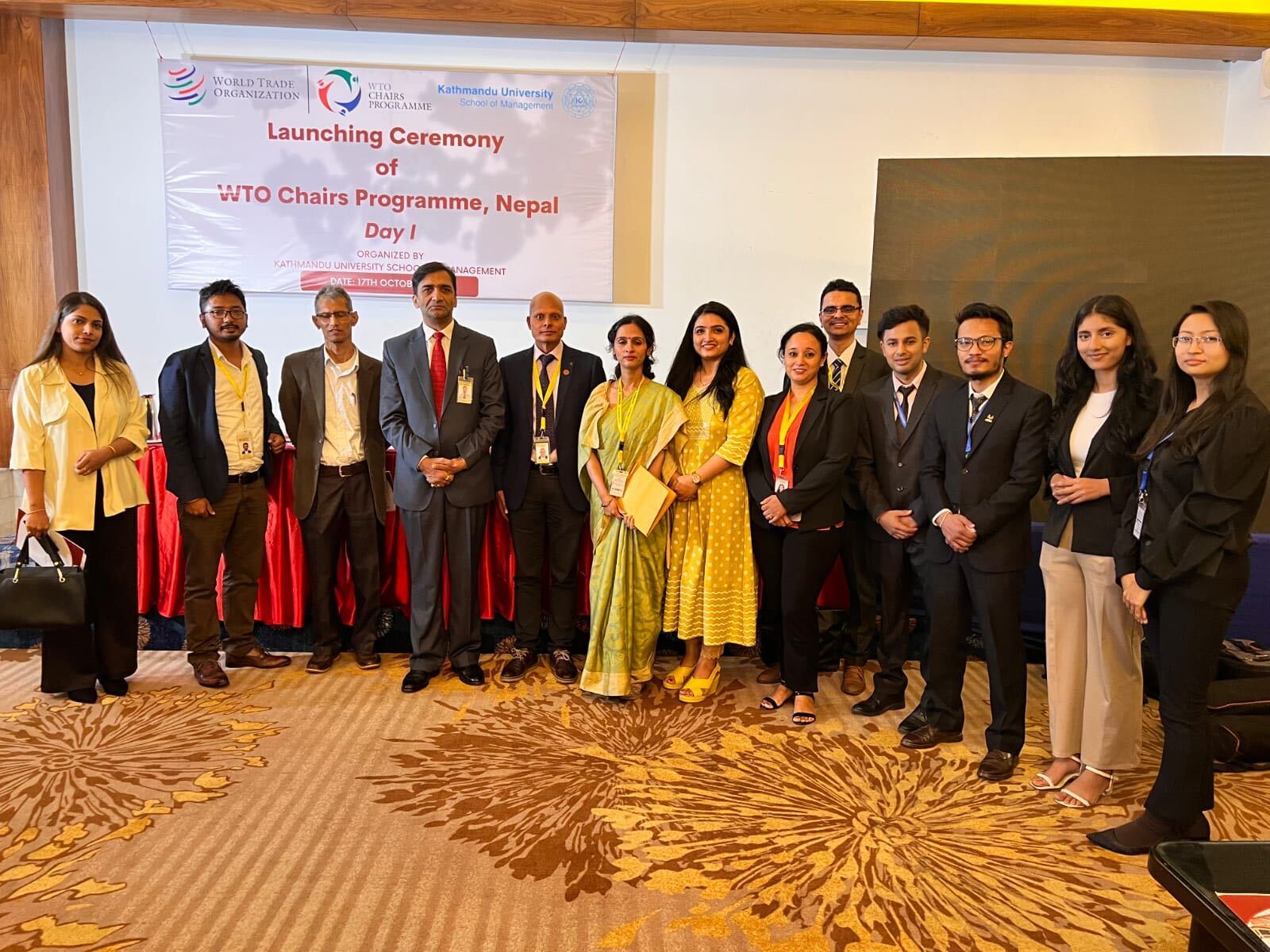 Roshee at the launching of WCP Chair Programme in Nepal