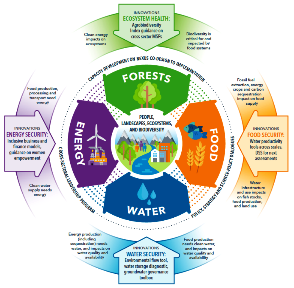 Opening up' the governance of water-energy-food nexus: Towards a